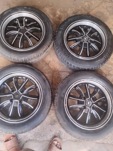 Alloy Rim 14 Inch 100 PCD along with stepny 3332183684 / 0306-2112313