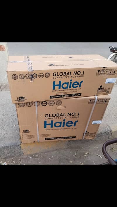 haier 13hfab t3 pro  new box pack 14000 b t u  5year waranty