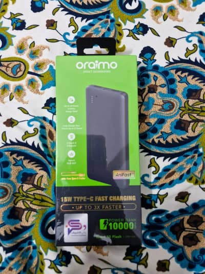 Oraimo fast charging 10000mah power bank