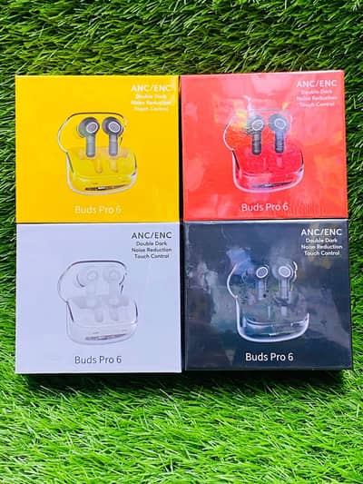 Buds Pro 6 Wireless Earbuds | ANC/ENC Noise premium quality