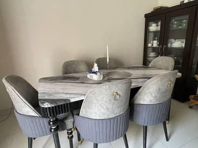Wooden dining table
