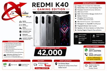 Xiaomi Redmi K40 Gaming Edition 12GB 256GB | Dimensity 1200