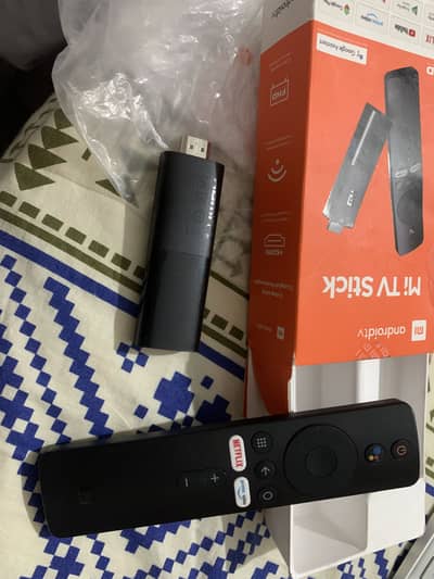 Brand new Mi TV stick box open never used