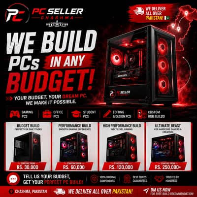 All Type Of PC Builds And Components