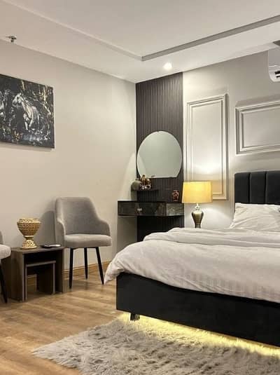 Daily basis, and weekly basis, Two bedrooms fully furnished luxury apartments available for rent Gulberg greens Islamabad