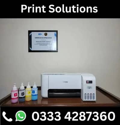 EPSON ECOTANK PRINTER WITH WIFI AND SCANNER