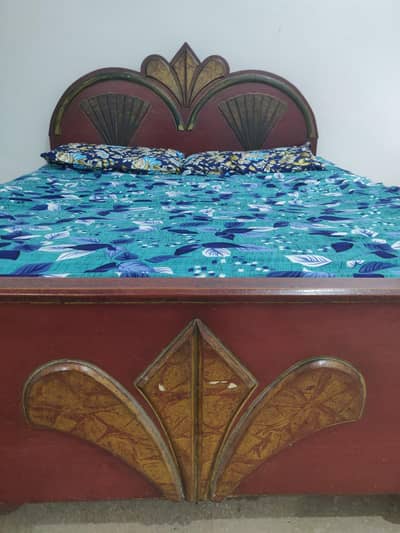 Queen Size Double bed , wooden