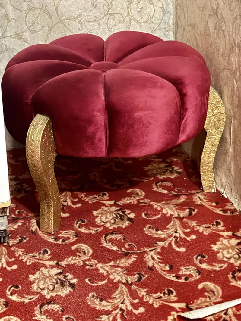 Pumpkin sofa stool 0