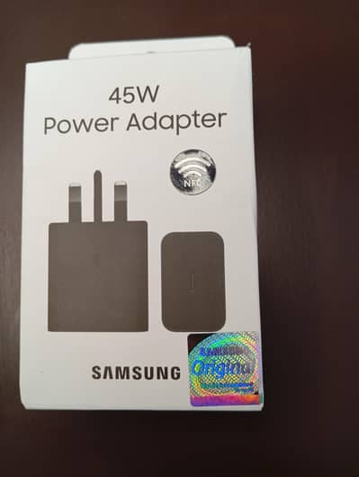 SAMSUNG OFFICIAL 45W 3PIN ORGINAL CHARGER SUPER FAST CHARGER 2.0