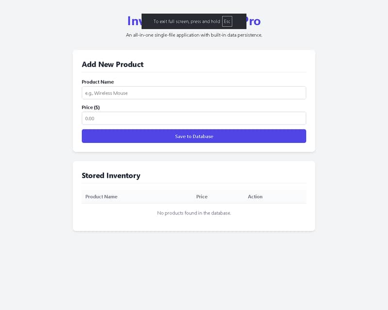 "Inventory Manager Pro 0