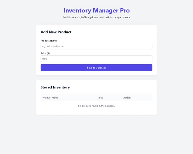 "Inventory Manager Pro 2