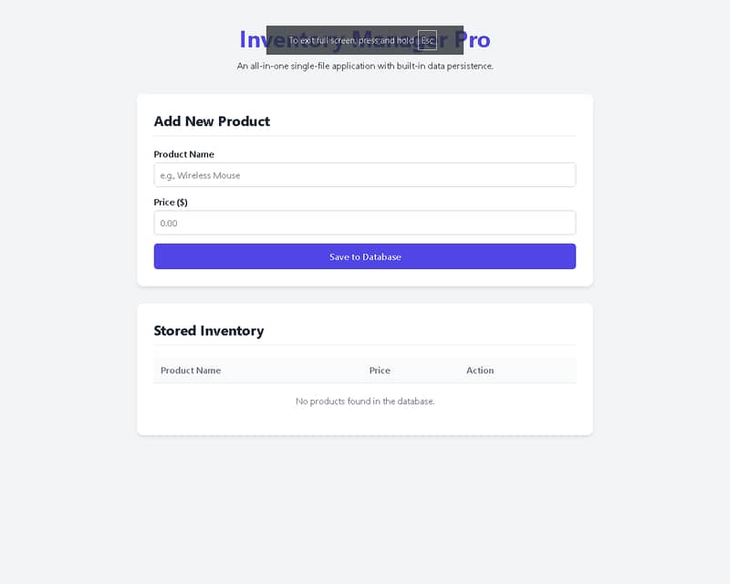 "Inventory Manager Pro 4