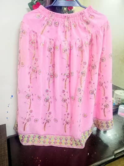 baby pink lehanga for kids 9 to 10 year old