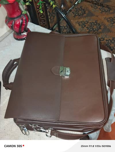 Office leather bag
