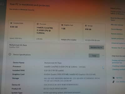 Dell OptiPlex 7050 Gaming Editing PC | i5 6th Gen | 8GB RAM
