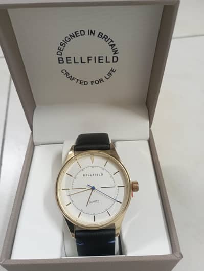 BELLFIELD Gents Watch Gold & Black BEL58A