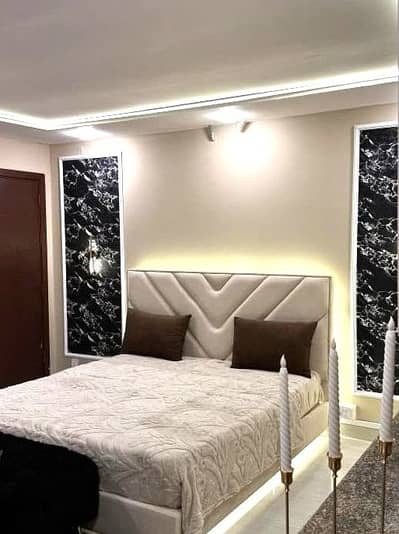 Daily basis and weekly basis one bedroom fully furnished luxury apartments available for rent Gulberg greens Islamabad