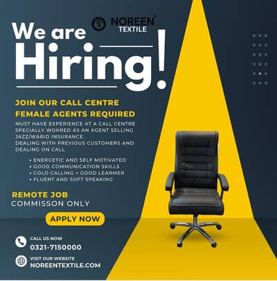  Female Sales Representative (Online Store)