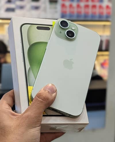 iPhone 15 256GB pta 84% health with box 10/10 all ok Waterpack