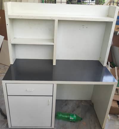 Study Table with Bookshelf & Storage