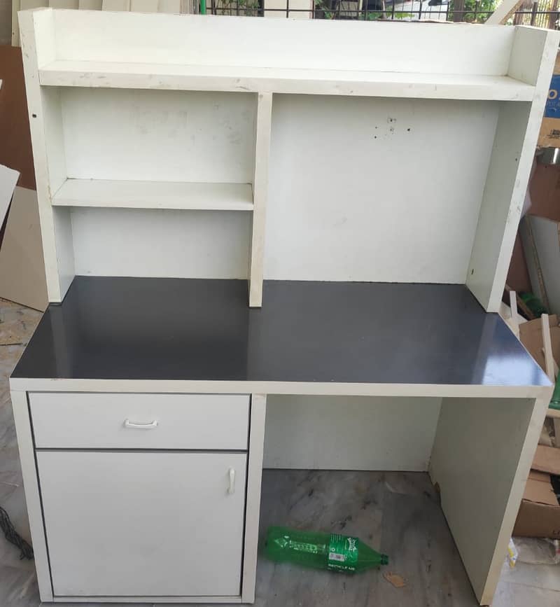 Study Table with Bookshelf & Storage 0