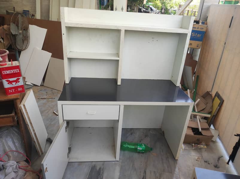 Study Table with Bookshelf & Storage 1
