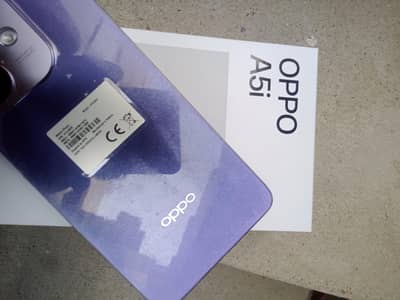 "OPPO A5i 4GB/64GB Box Charger Complete"