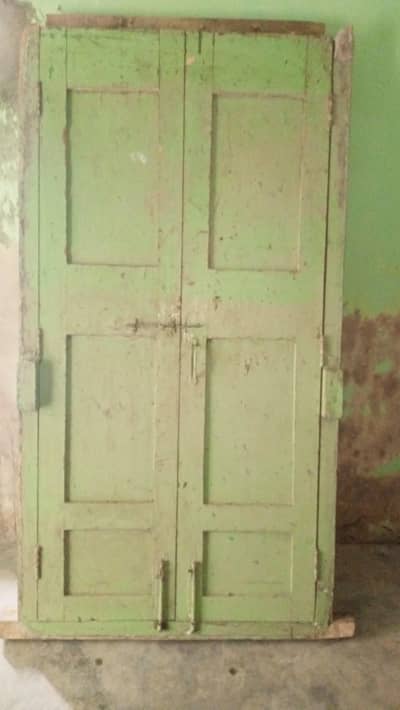 wooden door & window