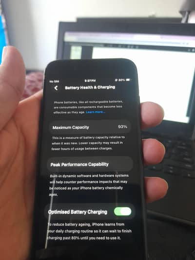 Apple iPhone SE 3rd generation 93 battery health