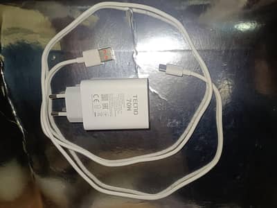 tecno Camon 30 ka original charger 70w max