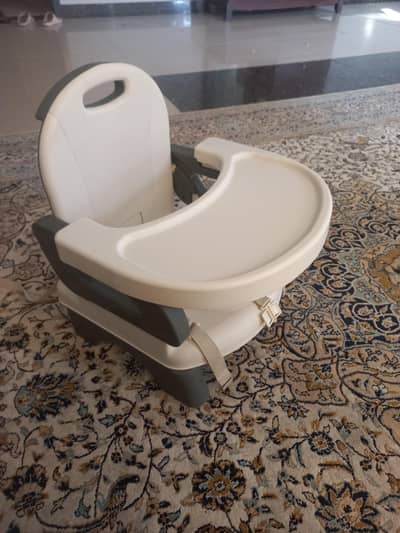 baby chair can be  adjustable on normal chair,it's new slightly used