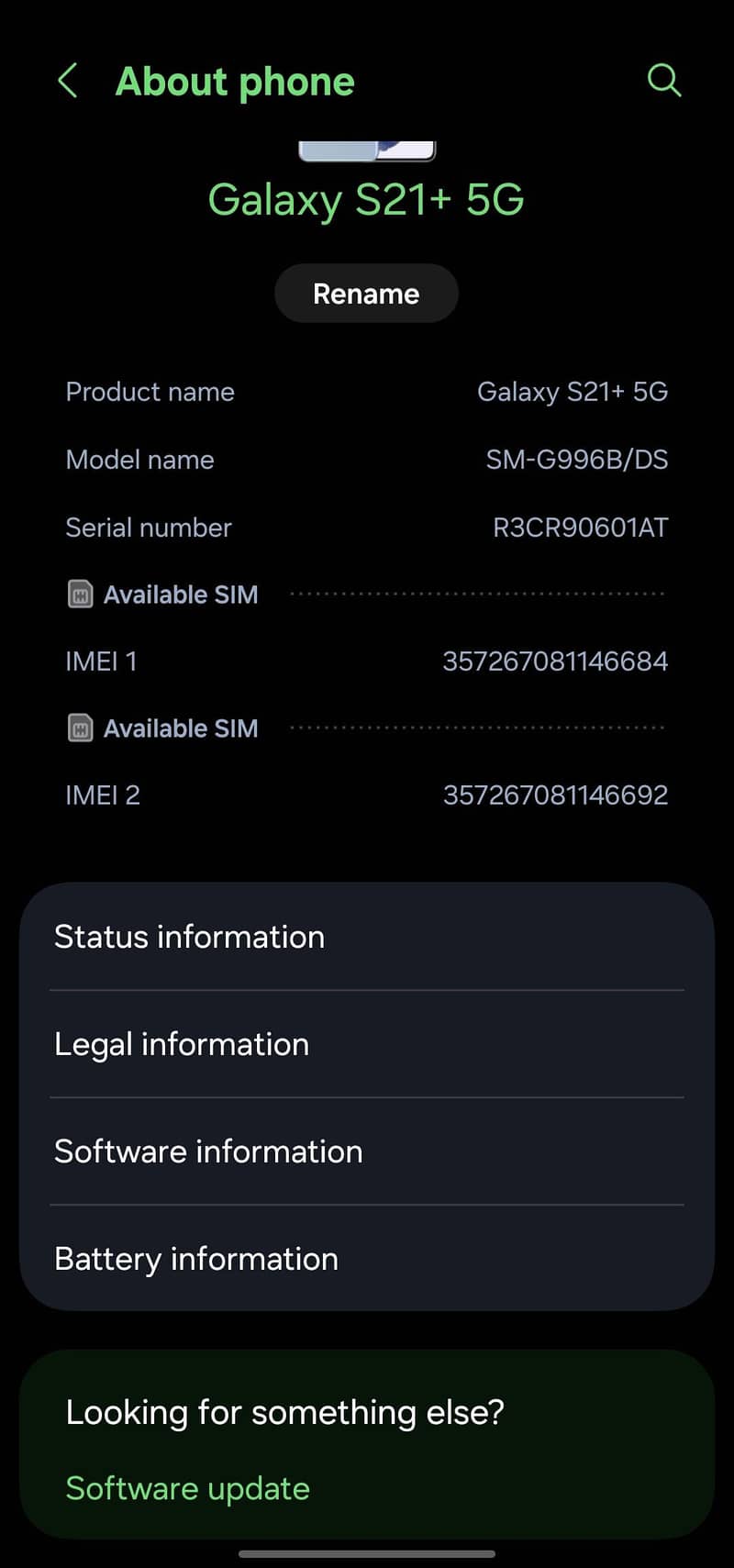 s21 plus 6