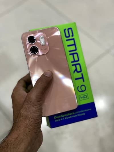 Infinix smart 9 HD 4+4gb 64gb with box exchange possible 03150815779