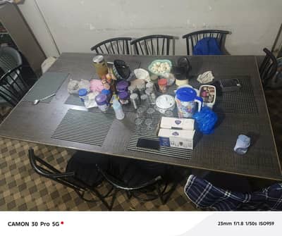DINNING TABLE WITH 08 CHAIRS