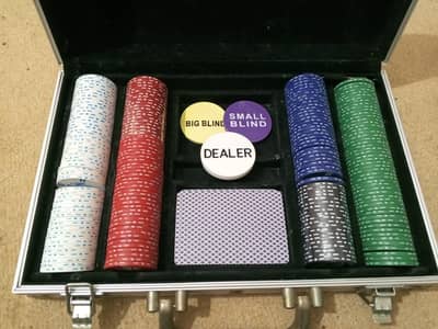 Poker suitcase of Ceramic chips