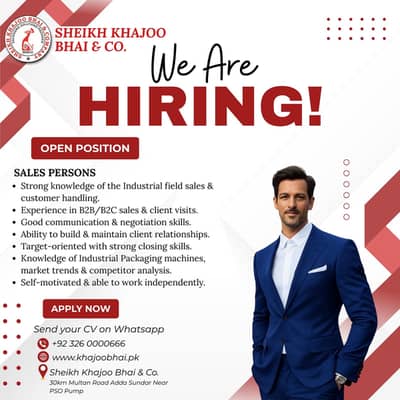 Marketing Executives Required (2 Positions Available)