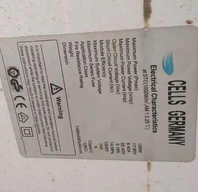 4 Panal 150 Watt