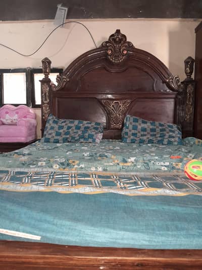 Bed Set I Wooden Bed I Bed Room Set I Branded Bed Set l Fruniture Set