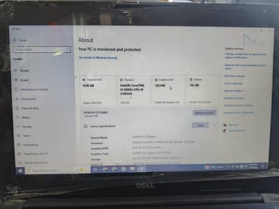 Intel Core i3 ( 6th ) generation 4GB RAM 128 GB SSD