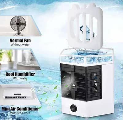 Mini Air Cooler with Humidifier & Fan, 1440 Watts