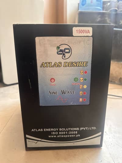 UPS 1500VA (Double Battery) Atlas Desire Sine Wave-Like New Condition