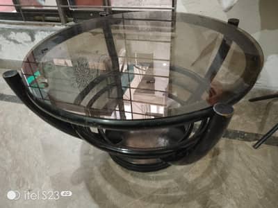 center table, nesting table, Glass top