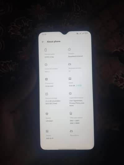 OPPO A16e brand new phone