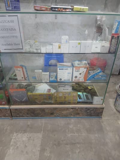 counter and glass racks urgent for sale