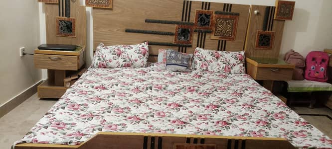 Complete King Size Bedroom Set – Bed, Side Tables, Dressing & Wardrobe