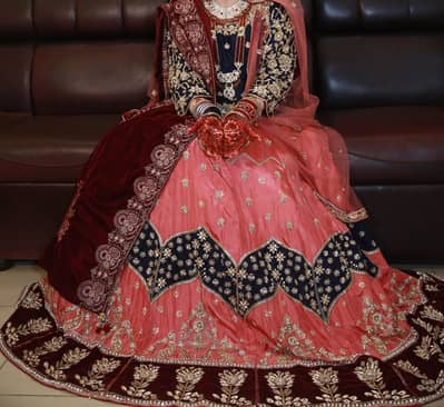 Bridal Lahnga Unique Design