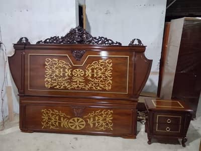 Bed ,Dressing And 2 chiars