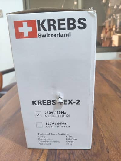 Original KREBS Switzerland TEX-2 Spot Cleaning Gun – Brand New Box Pac