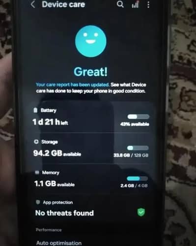 Samsung galaxy A07 5G 4(128)GB complete box