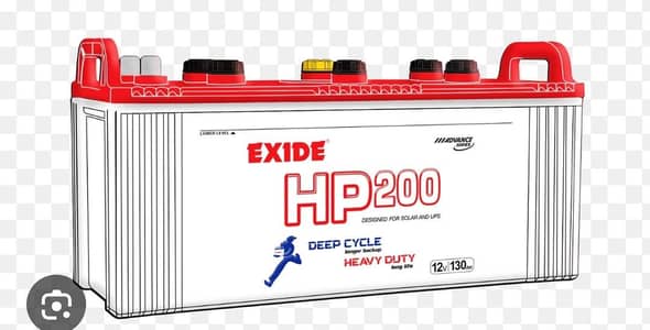 Exide battery HP 200